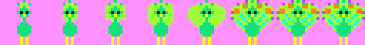 孔雀開屏 ... ! frames