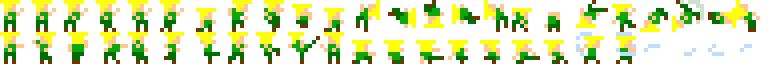 Street Fighter II Guile's sprites frames