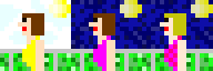 a woman in somewhere. frames