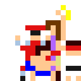 Street Fighter II end scene, group picture