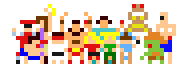 Street Fighter II group picture frames