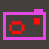 Pink flashing camera