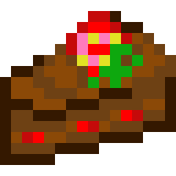 甜食 - 朱古力蛋糕 + 士多啤梨