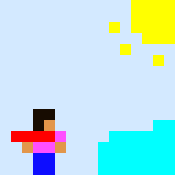 het  meisje valt in de plas