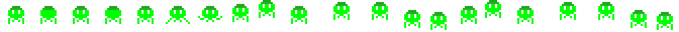 Space Invaders Friend frames