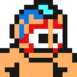 Megaman dressing up as E-Honda