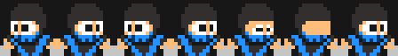 Megaman as SubZero frames
