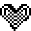 Black & White heart.