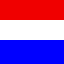 The Dutch flag.