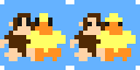Joe the monkey and Mirjam the duck frames