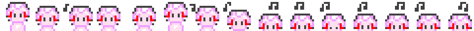 The music bunny frames